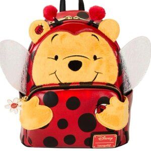 Loungefly Disney Winnie The Pooh Lady Bug Pooh Mini Backpack